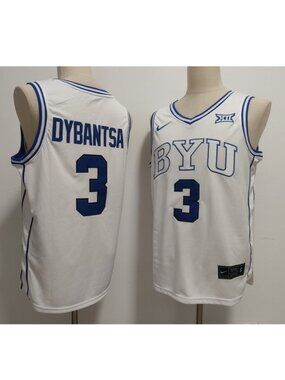 AJ Dybantsa White 3 Stitched Jersey